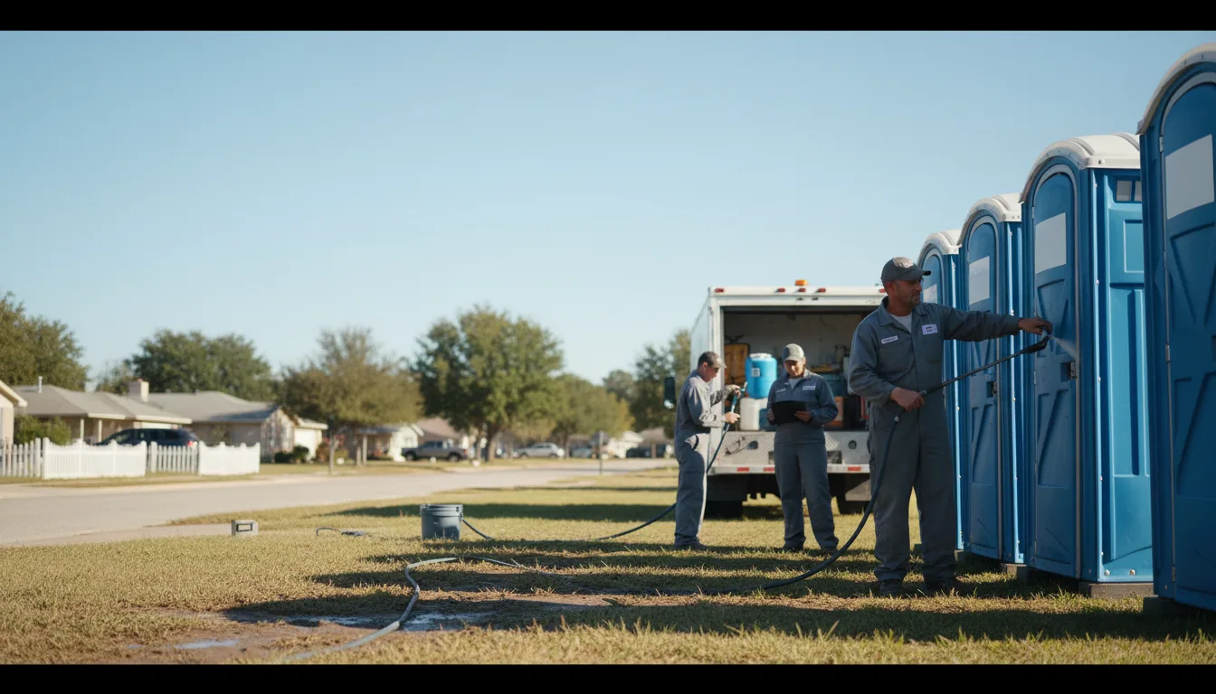 Long-Term Portable Toilet Rental in Valliant, OK near me